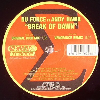 Nu-Force feat. Andy Hawk - Break Of Dawn