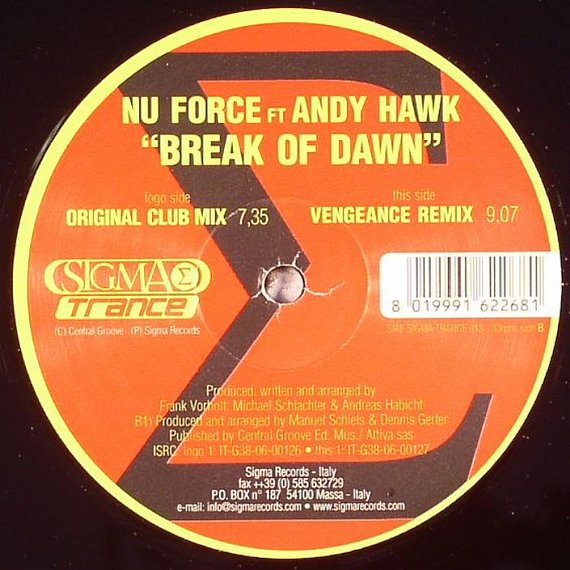 Nu-Force feat. Andy Hawk - Break Of Dawn